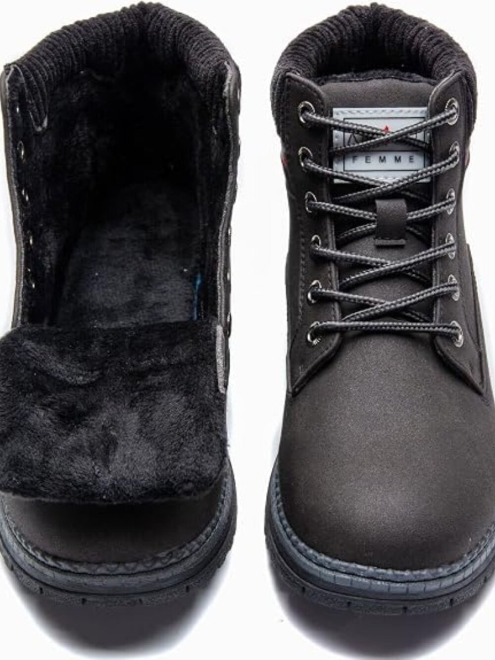 Womens Ankle Boots Lightweight Snow Winter Boots for Trekking Walking